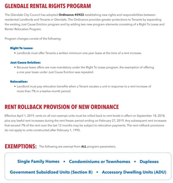 Alexanian Apartment Advisors Glendale Rent Control